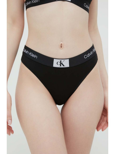 Бикини Calvin Klein Underwear в черно 000QF7222E