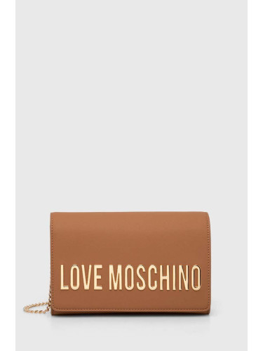 Чанта Love Moschino в кафяво