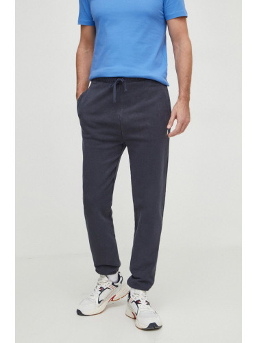 Памучен спортен панталон Polo Ralph Lauren в сиво с изчистен дизайн 710916699
