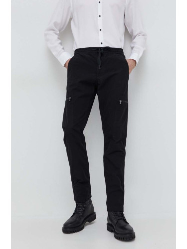 Панталон HUGO в черно със стандартна кройка 50505851