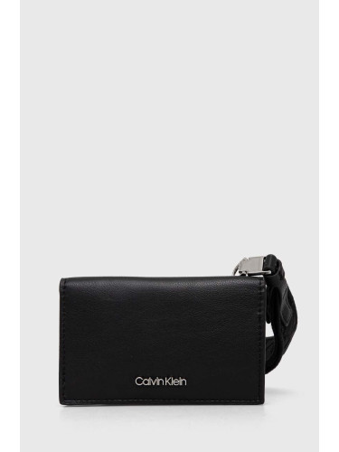 Портмоне Calvin Klein дамски в черно K60K611689