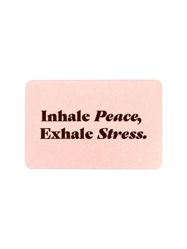 Постелка за баня Artsy Doormats Inhale Peace Exhale