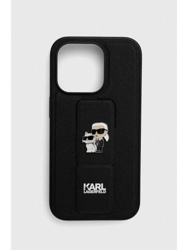 Кейс за телефон Karl Lagerfeld iPhone 14 Pro 6.1'' в черно