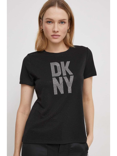 Тениска Dkny в черно P3JHXDNA