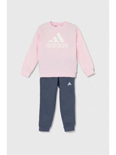 Детски анцуг adidas в розово