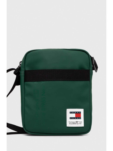 Чанта през рамо Tommy Jeans в зелено AM0AM11962