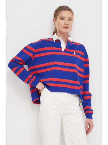 Памучна блуза с дълги ръкави Polo Ralph Lauren 211943012