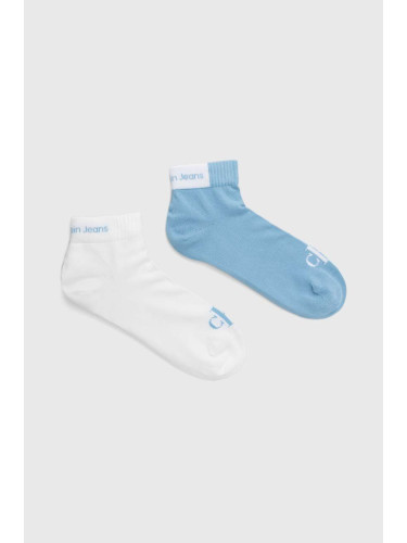 Чорапи Calvin Klein Jeans (2 броя) в синьо 701227458