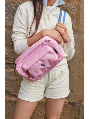 Детска чанта за кръст Polo Ralph Lauren в розово