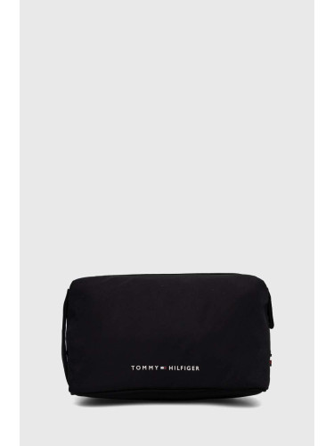 Козметична чанта Tommy Hilfiger в черно