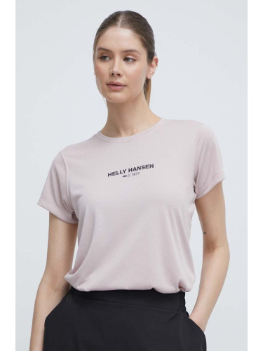Тениска Helly Hansen в розово
