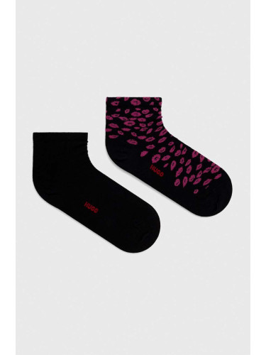 Чорапи HUGO (2 броя) в черно 50510686