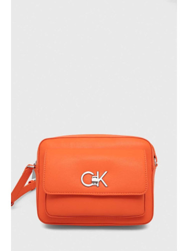 Чанта Calvin Klein в оранжево K60K611083