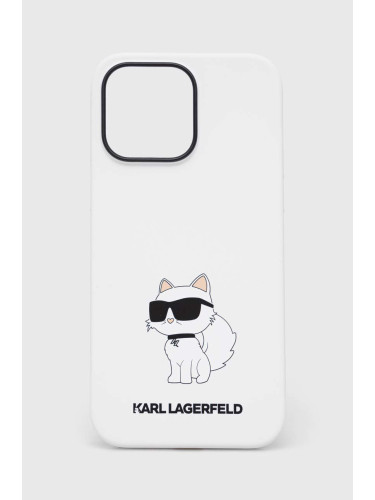 Кейс за телефон Karl Lagerfeld iPhone 14 Pro Max 6,7'' в бяло
