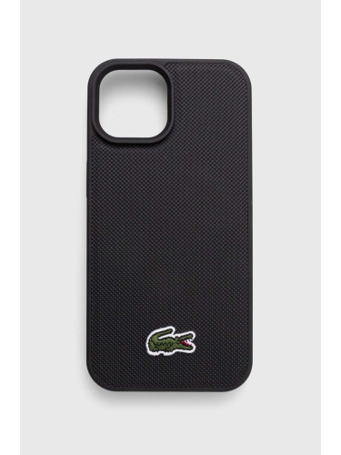 Кейс за телефон Lacoste iPhone 15 / 14 / 13 6.1" в черно