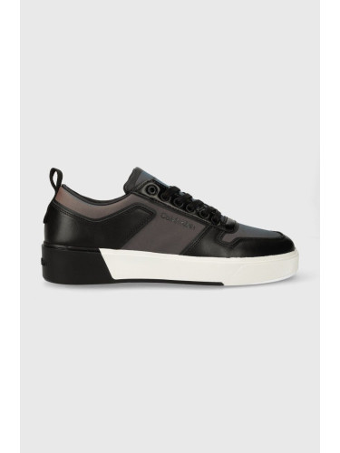 Маратонки Calvin Klein LOW TOP LACE UP W/ HEATBOND PET в черно HM0HM01290