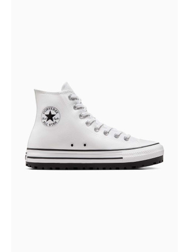 Високи кецове Converse Chuck Taylor All Star City Trek в бяло A06775C