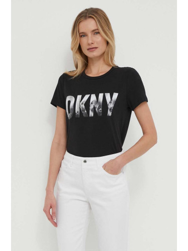 Тениска Dkny в черно P4AHUWNA