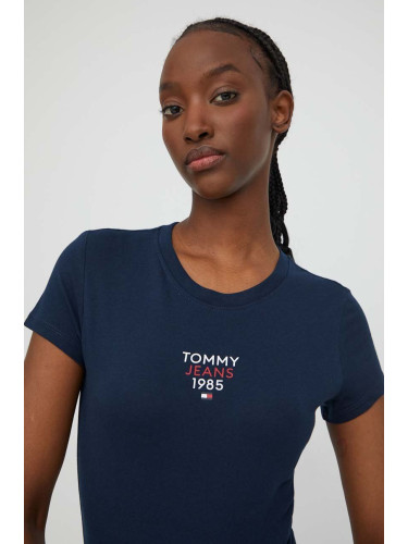 Тениска Tommy Jeans в тъмносиньо DW0DW17357