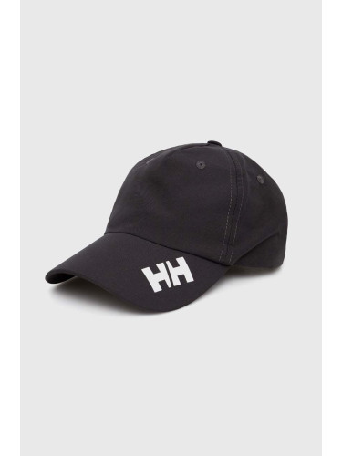 Шапка с козирка Helly Hansen в сиво с принт 67155 67517