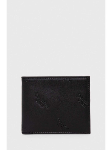Кожен портфейл Calvin Klein Jeans мъжки в черно K50K511814