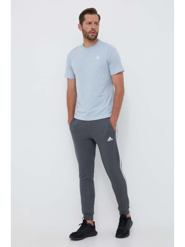 Спортен панталон adidas 0 в сиво с апликация  IJ8884