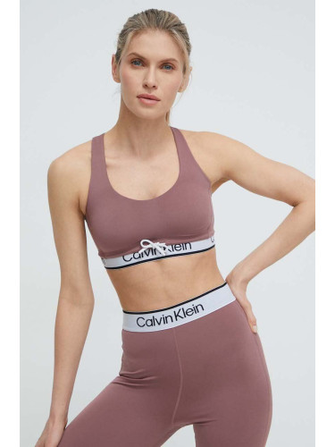 Спортен сутиен Calvin Klein Performance в розово