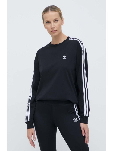 Блуза с дълги ръкави adidas Originals 3-Stripes Longsleeve в черно IU2412