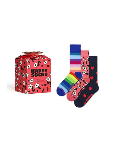 Чорапи Happy Socks Gift Box Flower Socks (3 чифта)