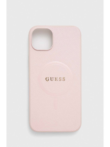 Кейс за телефон Guess iPhone 15 Plus / 14 Plus 6.7'' в розово