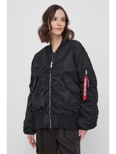 Яке бомбър Alpha Industries CWU MA-1 Bomber NC Wmn в черно преходен модел