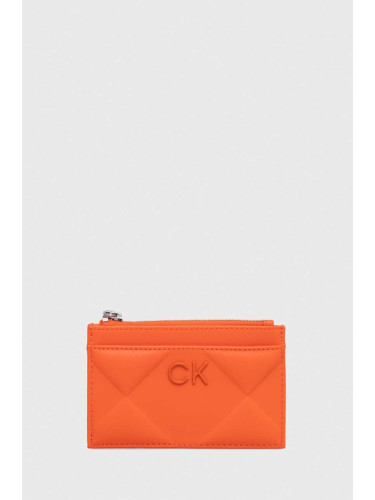 Портмоне Calvin Klein дамски в оранжево K60K611372