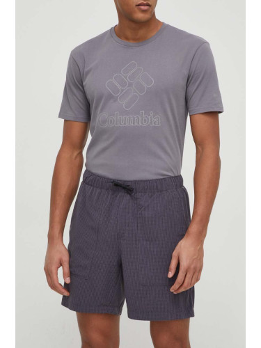 Къс панталон за спортове на открито Columbia Black Mesa Lightweight в сиво 2072331