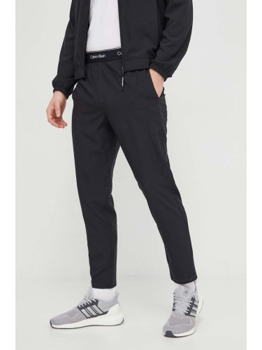 Панталон за трениране Calvin Klein Performance в черно с принт