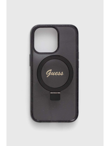 Кейс за телефон Guess iPhone 13 Pro / 13 6.1" в черно