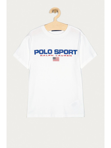Детска тениска Polo Ralph Lauren в бяло