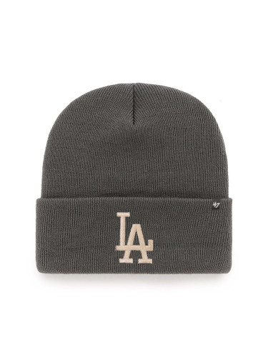 Шапка 47 brand MLB Los Angeles Dodgers в сиво