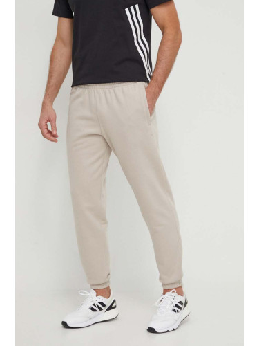 Памучен спортен панталон adidas Originals Adicolor Contempo French Terry Sweat Pants 0 в бежово с изчистен дизайн IR7887