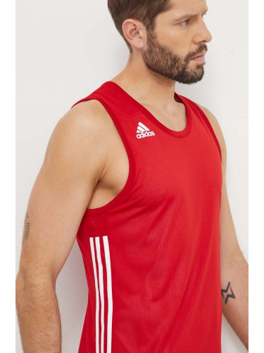 Тениска с две лица за трениране adidas Performance 3G Speed в червено DY6595