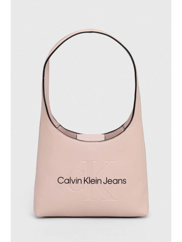 Чанта Calvin Klein Jeans в розово K60K611548