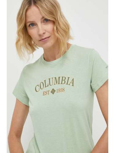 Тениска Columbia Trek в зелено 1992134