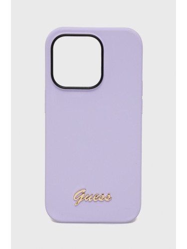 Кейс за телефон Guess Iphone 14 Pro 6,1" в лилаво