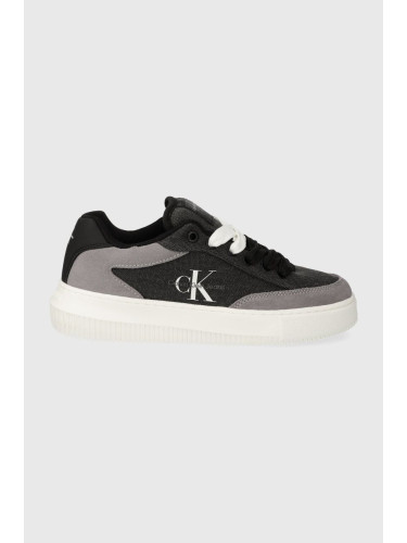 Маратонки Calvin Klein Jeans CHUNKY CUPSOLE LACE SKATER BTW в черно YW0YW01452