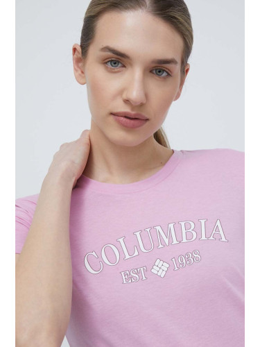 Тениска Columbia Trek в розово 1992134