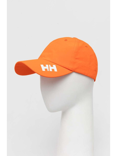 Шапка с козирка Helly Hansen в оранжево с принт 67155 67517