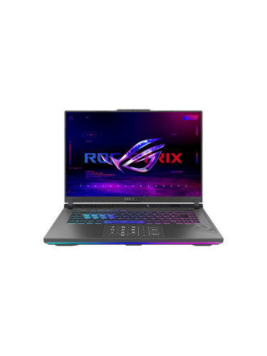 Лаптоп Asus ROG Strix G16 G614JI-N4081, 14-ядрен  Core i7-13650HX, NVIDIA GeForce RTX 4070 8 GB GDDR6 DLSS 3, 32 GB DDR5 RAM, 1000GB PCIe 4.0 NVMe M.2 SSD