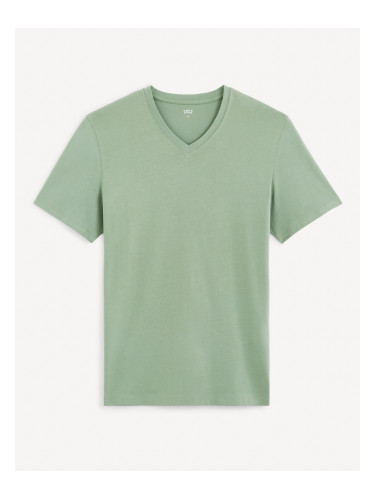 Celio Cotton T-Shirt Debasev - Mens