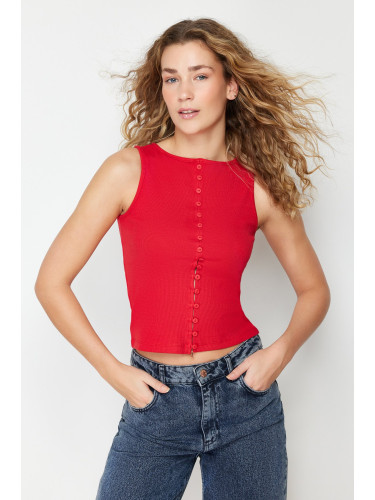 Trendyol Red Knitted Blouse