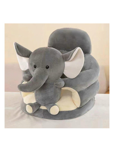 Бебешки фотьойл с опора Слонче-сив