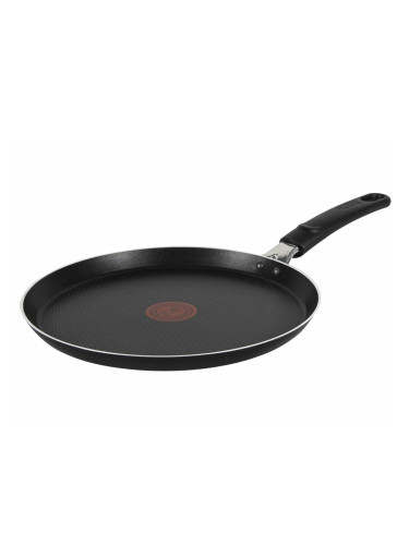 Тиган за палачинки Tefal Simply Clean Pancake pan 25, алуминий, диаметър 25cm, дълбочина 1.94cm черен